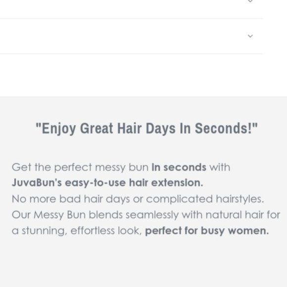 'JUVA~BUN' HAIR WRAP STYLE 'MESSY BUN' - Picture 11 of 16